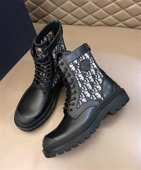 dior shoes mens black|dior designer boots for men.